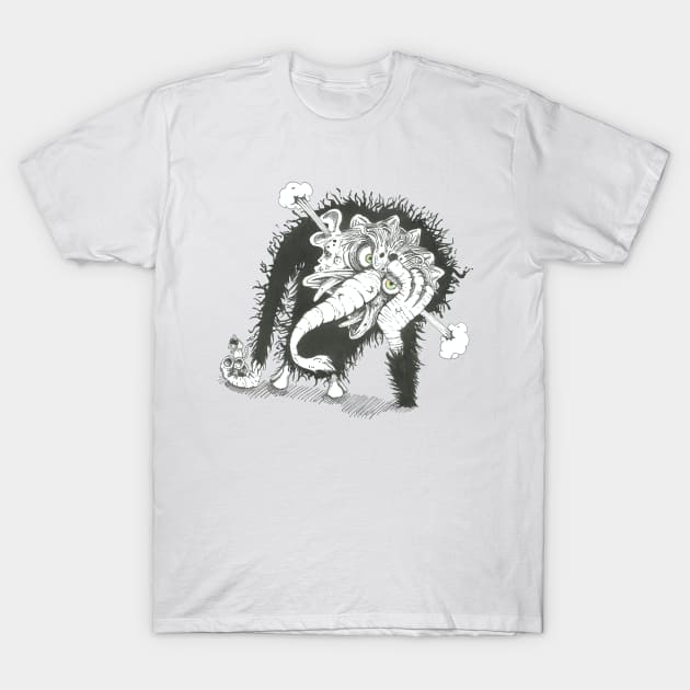 Hairy Monster T-Shirt by Créa'RiBo